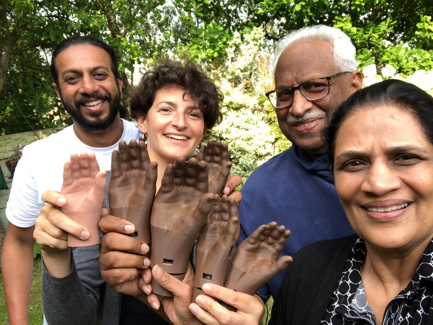 Sonja and Amartya visiting Viquar Quarashi